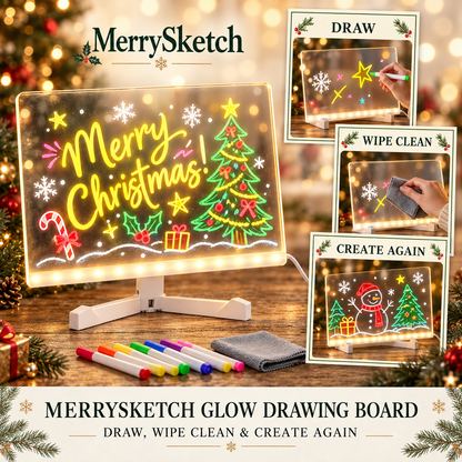 MerrySketch™ Magic Glow Drawing Board